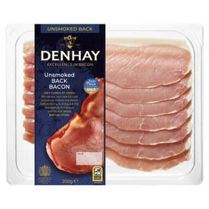 Denhay Dry Cured Back Unsmoked Bacon