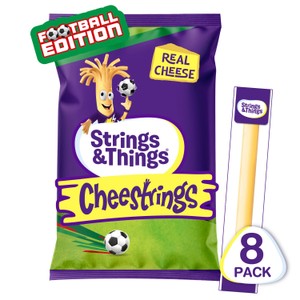 Cheestrings Twisted Cheese Snacks 4 Pk, 80 G