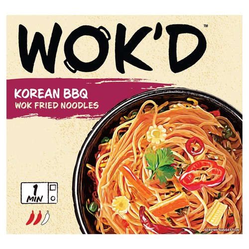 WOK'D KOREAN BBQ WOK FRIED NOODLES