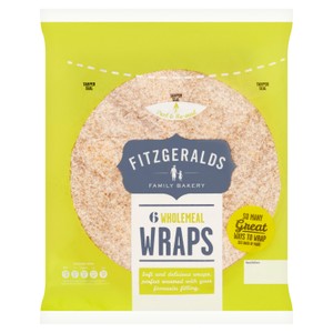 Fitzgeralds Large Wholemeal Wraps