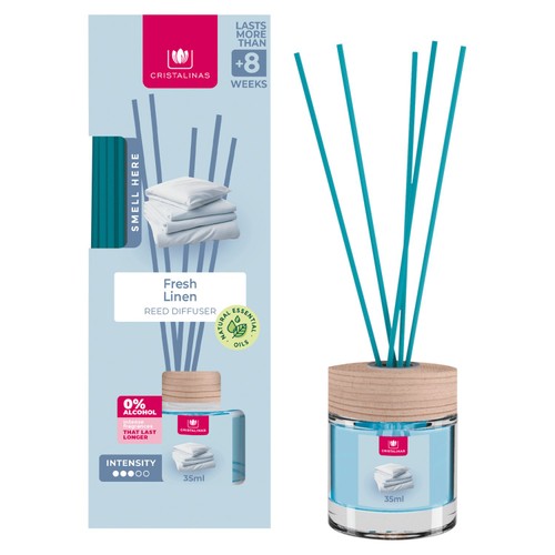 Cristalinas Reed Diffuser Fresh Linen