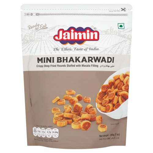 Jaimin Mini Bhakarwadi, 200g Jaimin Mini Bhakarwadi, 200g