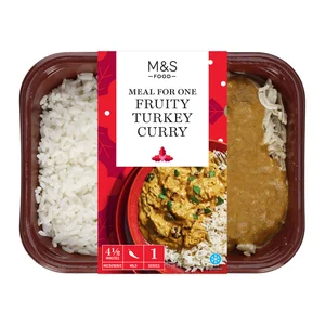 M&S Fruity Turkey Curry Meal For One