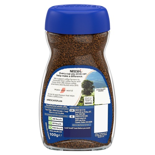 Nescafe Original Decaff Instant Coffee 