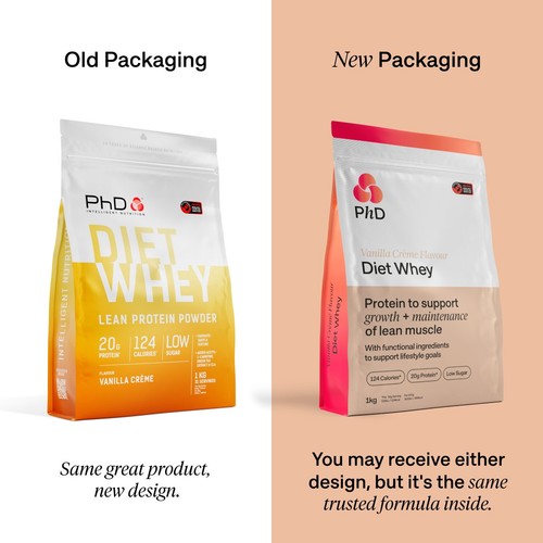 PhD Nutrition Vanilla Creme Diet Whey Powder