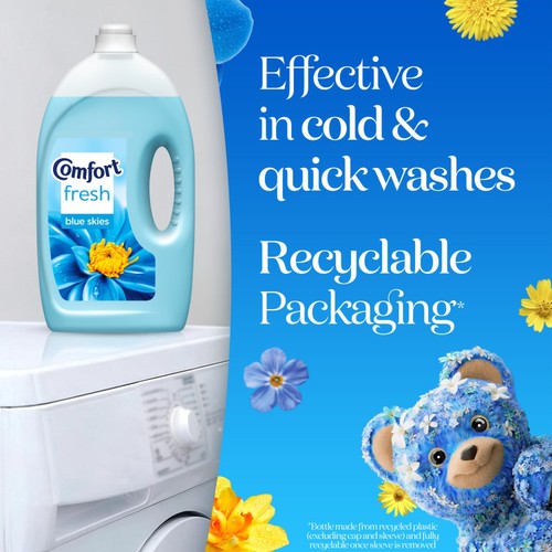 Comfort Fresh Blue Skies Fabric Conditioner 80 Washes
