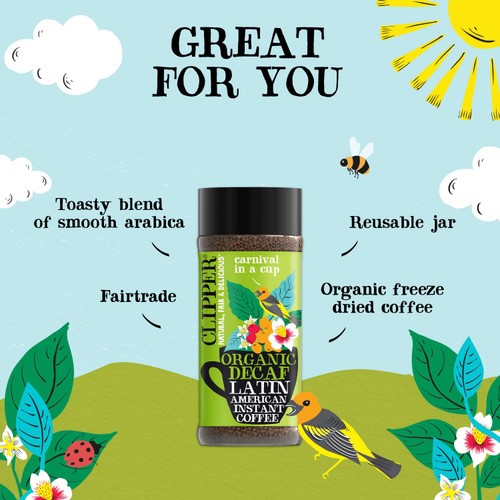 Clipper Latin American Decaf Fairtrade Organic Coffee