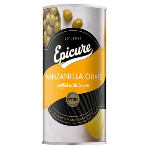 Epicure Manzanilla Stuffed Olives with Lemon MSG FREE