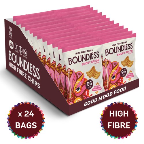 Boundless Smoky Bacon Chips Multi-Pack