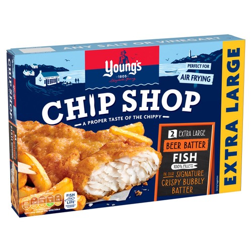 Young's Chip Shop XL Beer Battered Fish Fillets