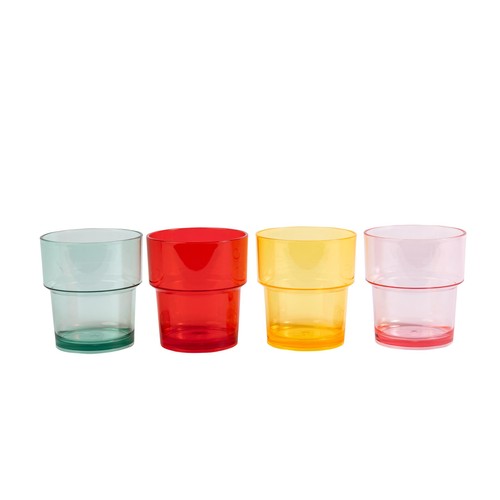 Summerhouse Strawberries & Cream Stacking Picnic Tumblers