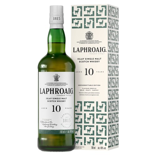 Laphroaig 10 Year Old Islay Single Malt Scotch Whisky