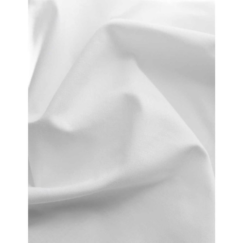 M&S Cotton Rich Fitted Sheet Single, White
