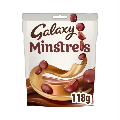 Galaxy Minstrels Milk Chocolate Buttons Pouch Bag