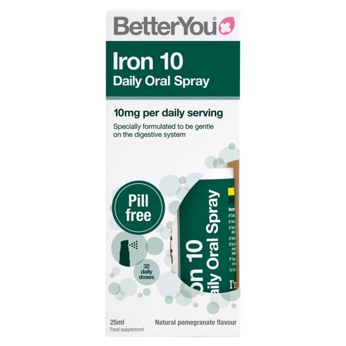 BetterYou Iron 10 Daily Oral Spray 