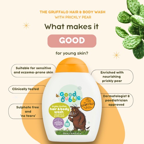 Good Bubble The Gruffalo Hair & Body Wash with Prickly Pear