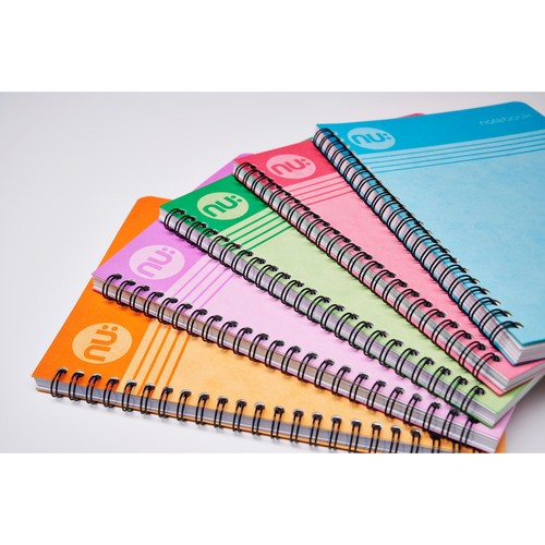 Nu Cloud Pastel A5 Orange Wiro Notebook - 110 pgs