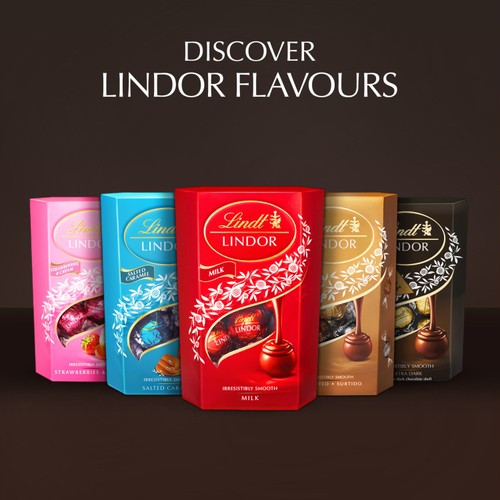 Lindt Lindor Extra Dark Chocolate Truffles Box