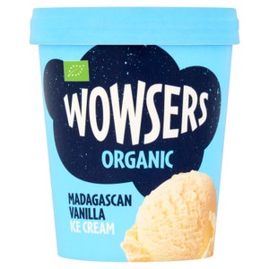 Wowsers Organic Madagascan Vanilla Ice Cream