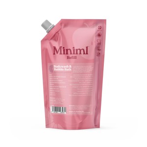 Miniml Bodywash & Bubble Bath Pink Grapefruit & Aloe Vera