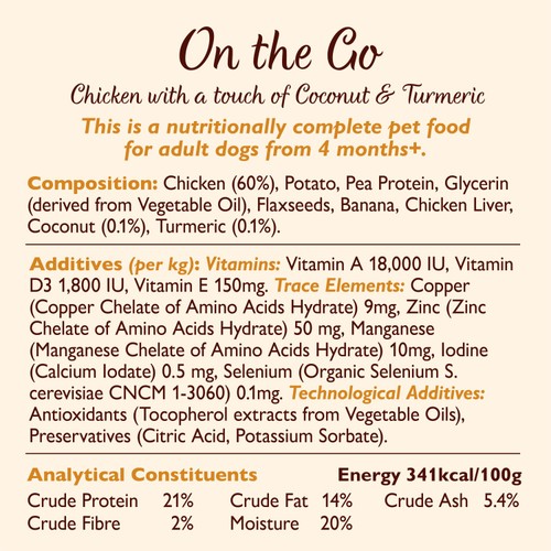 Lily's Kitchen Chicken On the Go Bars Multipack for Dogs