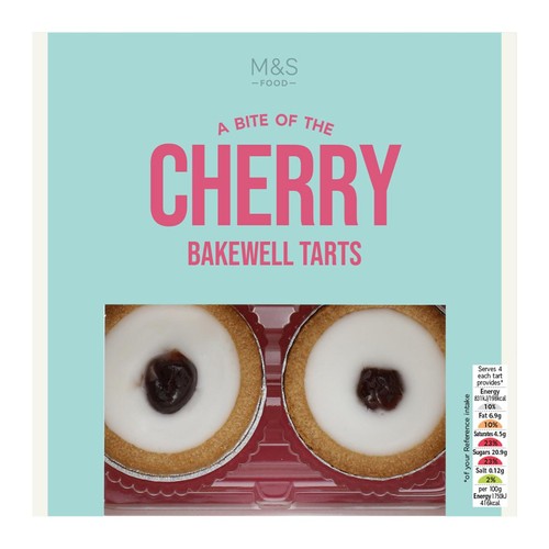 M&S Cherry Bakewell Tarts