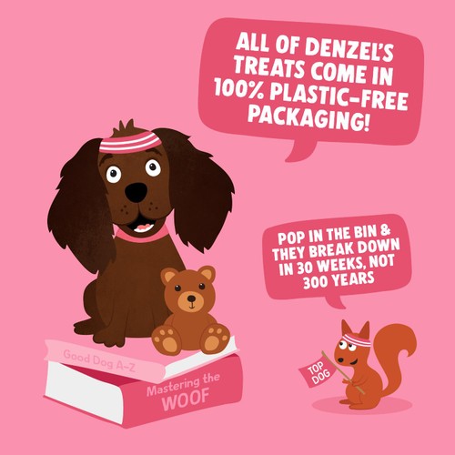 Denzel's Salmon & Peanut Butter Puppy Training Bites