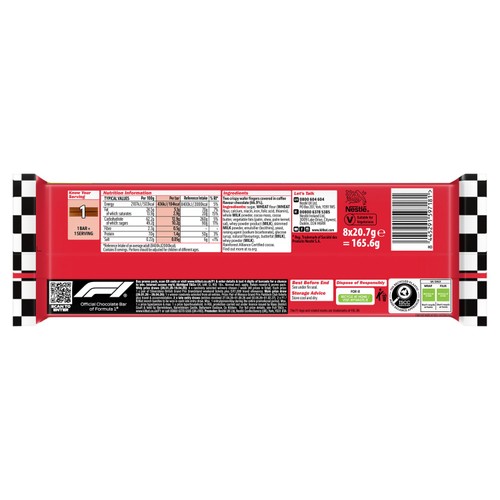 KitKat 2 Finger Coffee Nescafe Biscuit Bar, Multipack