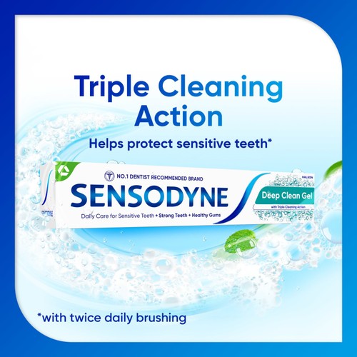 Sensodyne Daily Care Sensitive Toothpaste Deep Clean Gel 75ml