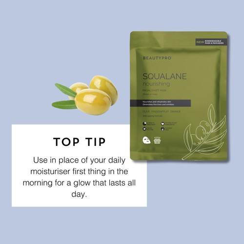 BeautyPro SQUALANE Nourishing Face Sheet Mask