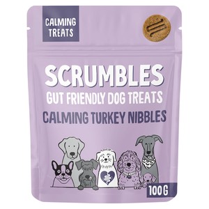 Scrumbles Turkey Nibbles Calming Dog Treats 100g