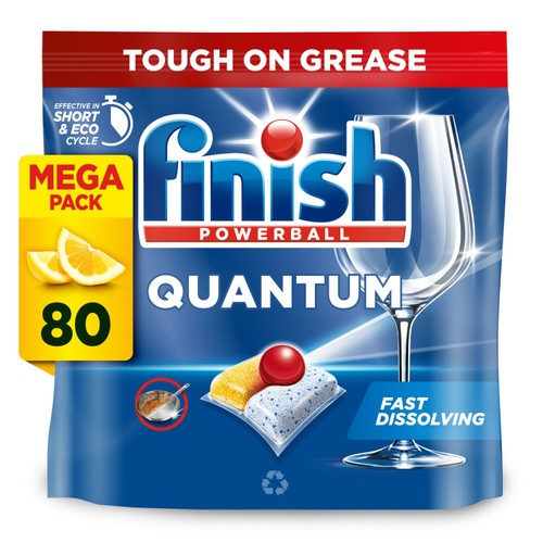 Finish Quantum All in One Dishwasher tablets Lemon