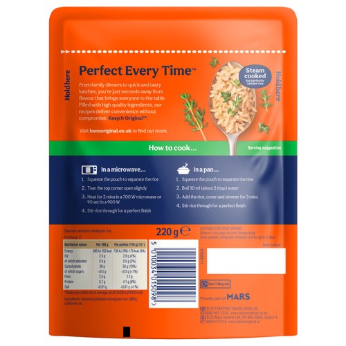 Ben's Original Wholegrain Microwave Rice