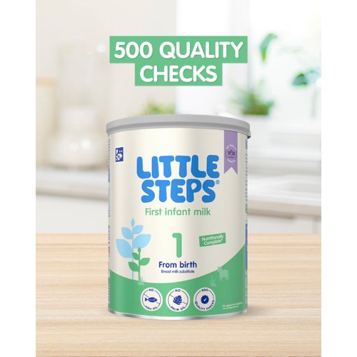 LITTLE STEPS First Infant Baby Milk Powder Formula from birth 800 g