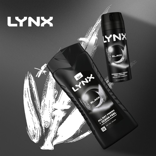 Lynx Black Body Wash Shower Gel