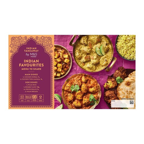 M&S Indian Favourites Takeaway Box