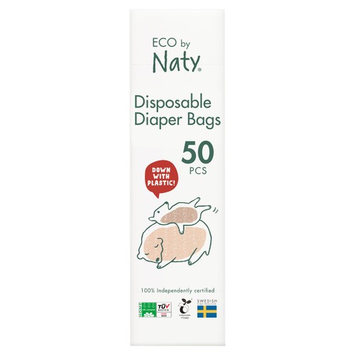Eco by Naty Nappy Bags Biodegradable Compostable