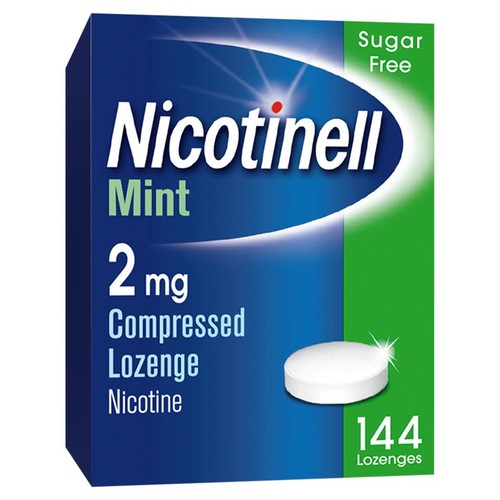 Nicotinell Nicotine Lozenge Stop Smoking Sugar Free Mint 2mg