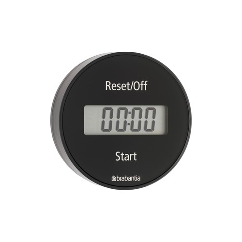 Brabantia Tasty + Magnetic Kitchen Timer Dark Grey