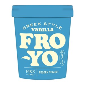 Greek Style Vanilla Frozen Yogurt