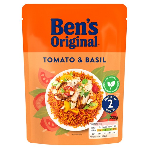 Ben's Original Tomato & Basil Microwave Rice