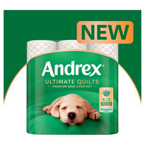 Andrex Ultimate Quilts + Aloe Vera Toilet Roll