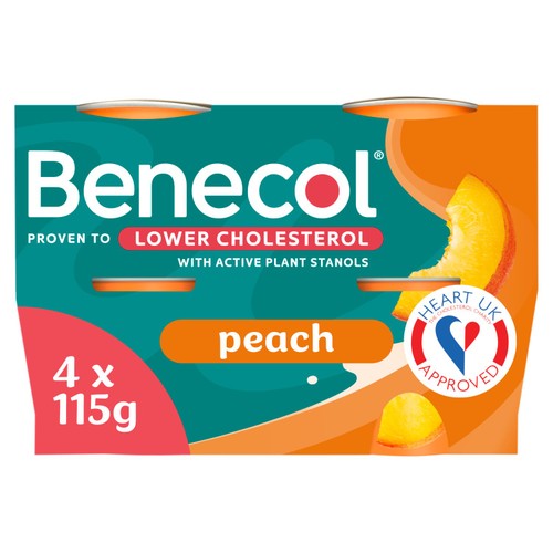 Benecol Cholesterol Lowering Yoghurt Peach