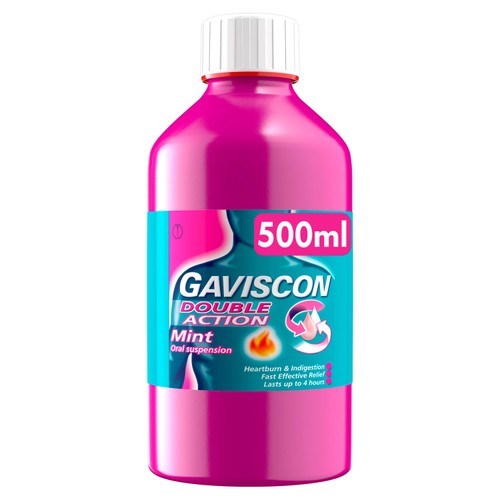 Gaviscon Double Action Liquids Heartburn Indigestion Mint