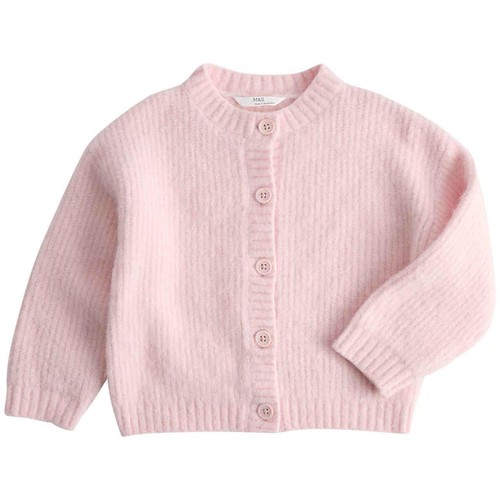 M&S Knitted Cardigan, 2-3 Years, Pale Pink
