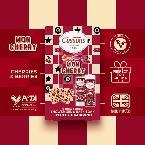 Cussons Creations Mon Cherry Headband Gift Set
