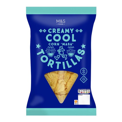 M&S Cream Cool Tortilla Chips