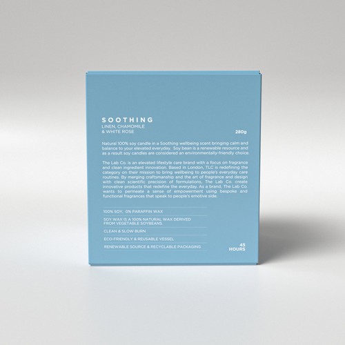 The Lab Co. Soothing Ceramic Boxed Candle