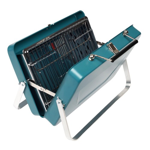 Rex London Portable Suitcase BBQ Petrol Blue