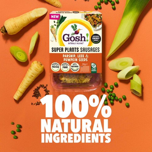 Gosh! Parsnip, Leek & Pumpkin seed Sausages